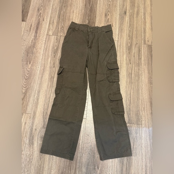 Abercrombie & Fitch Women’s Brown Cargo Straight Pants Size 27 4 - Picture 1 of 7